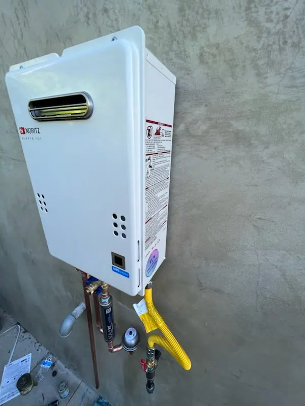 Tankless water heater installation for Phoenix College homes